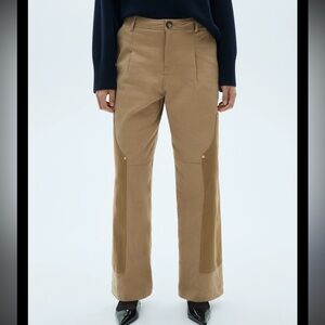 Mango two toned cargo pants